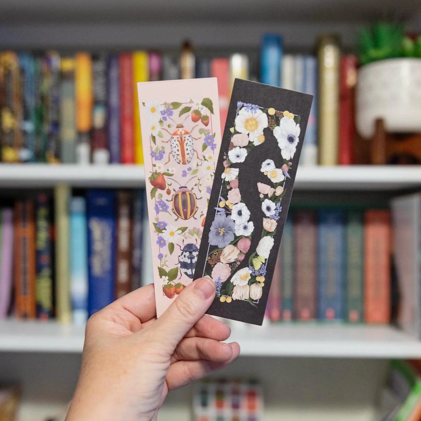 Just added to the shop. ✨ 🦈 🪲 

Need a little gift or a self care pick me up? These bookmarks make an affordable and unique gift. 

Especially if you keep your eyes on my stories. 👀
😘😉😉