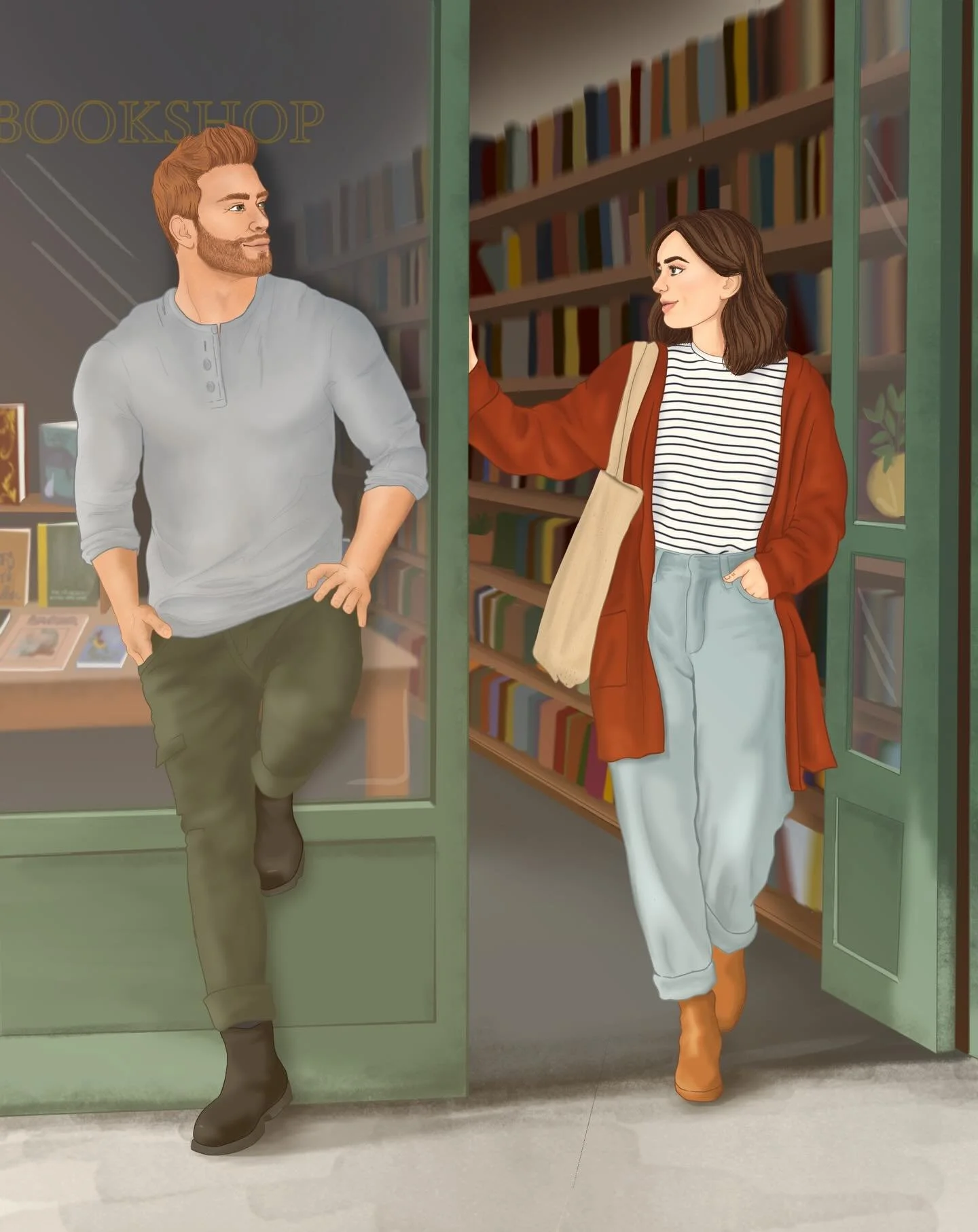 Guys, I did a thing! 👀✨{the story behind the illustration}

A couple of weeks ago I went to a book signing and ended up chatting with one of the authors about their character art&hellip; and it sparked something. I realized I should start reaching o