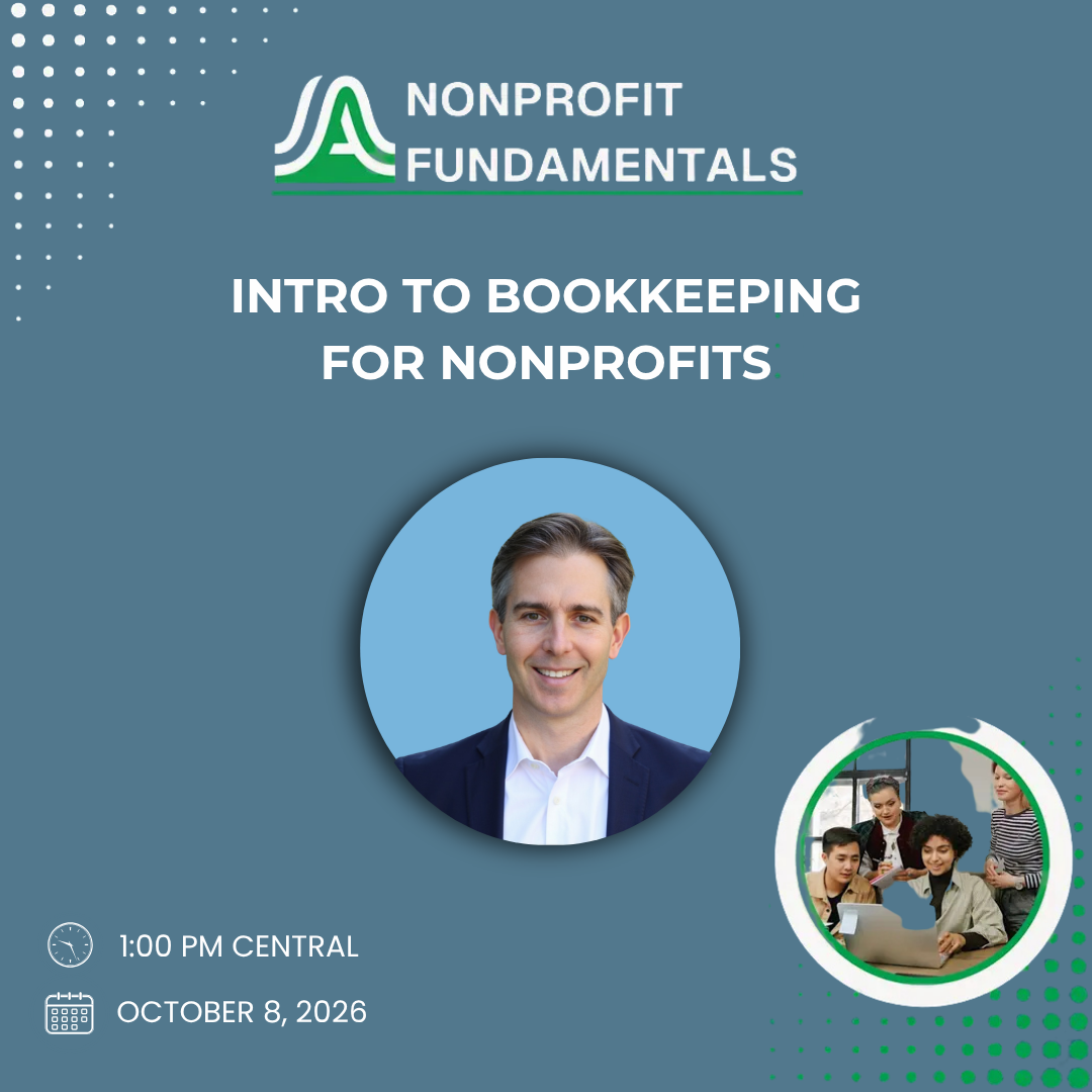 Intro to Bookkeeping for Nonprofits