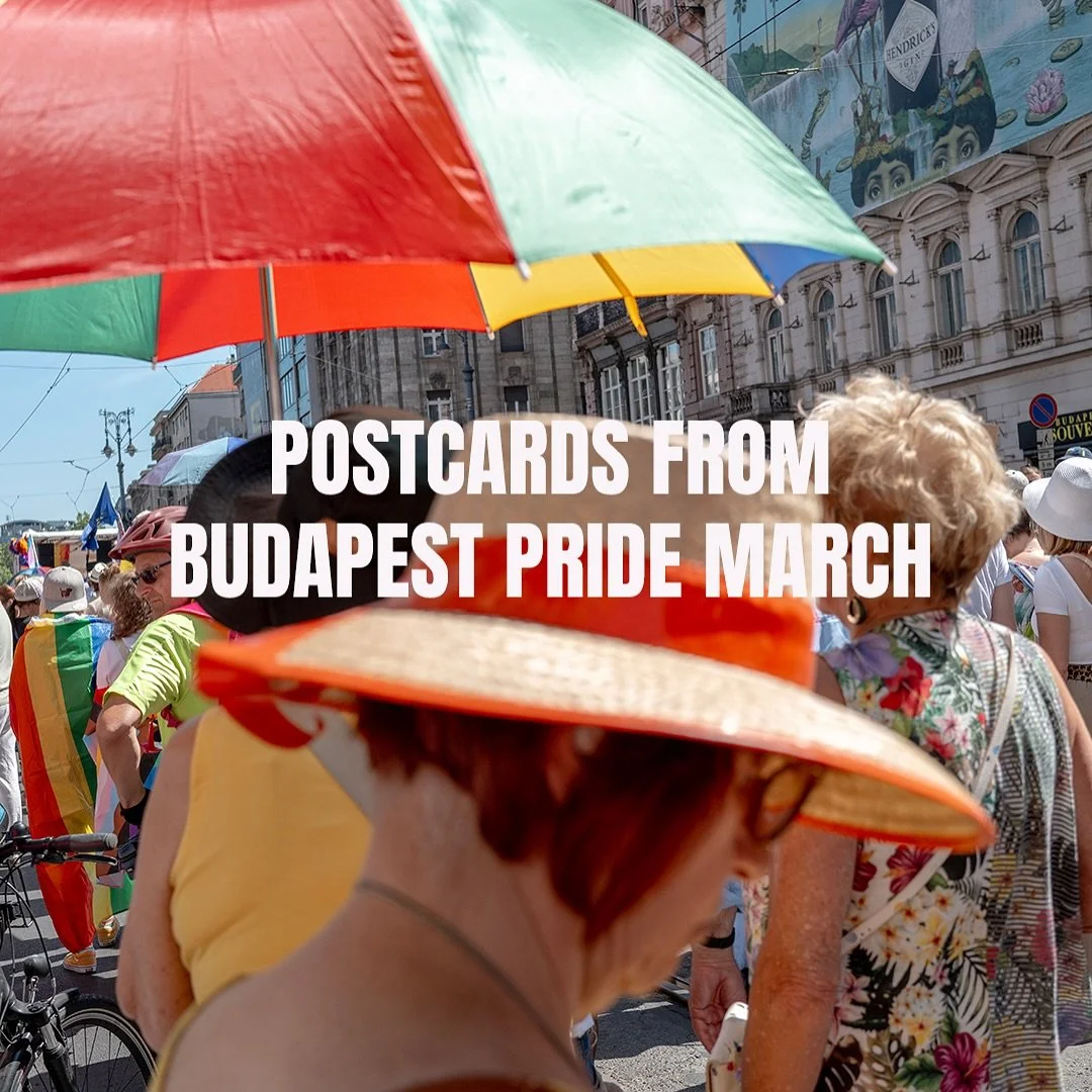 A postcard from the historic Budapest Pride March 28th of June 2025.