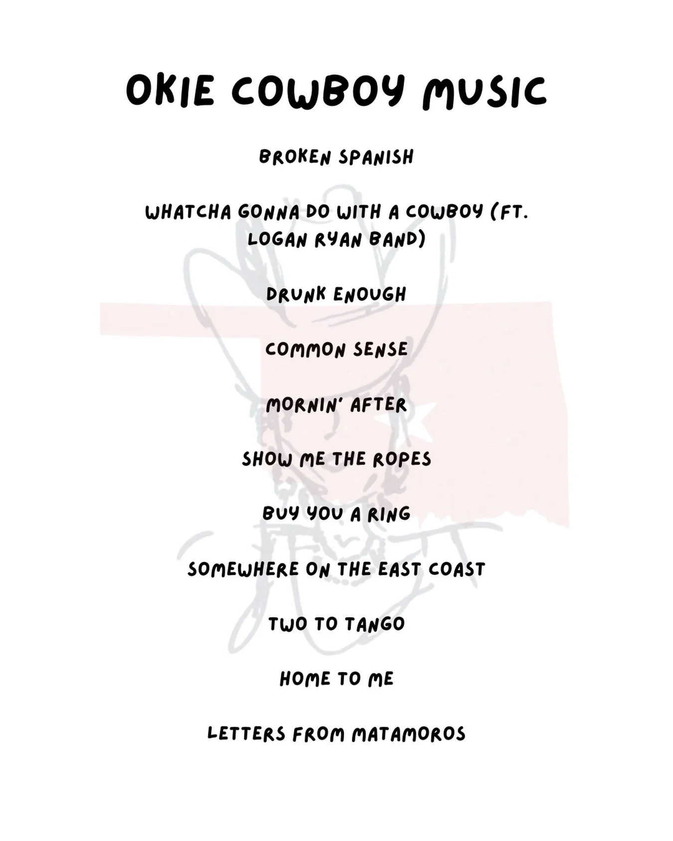 Somebody say album? My second album &ldquo;Okie Cowboy Music&rdquo; will be out this Friday April 3rd! I absolutely can&rsquo;t wait for y&rsquo;all to hear this!!!