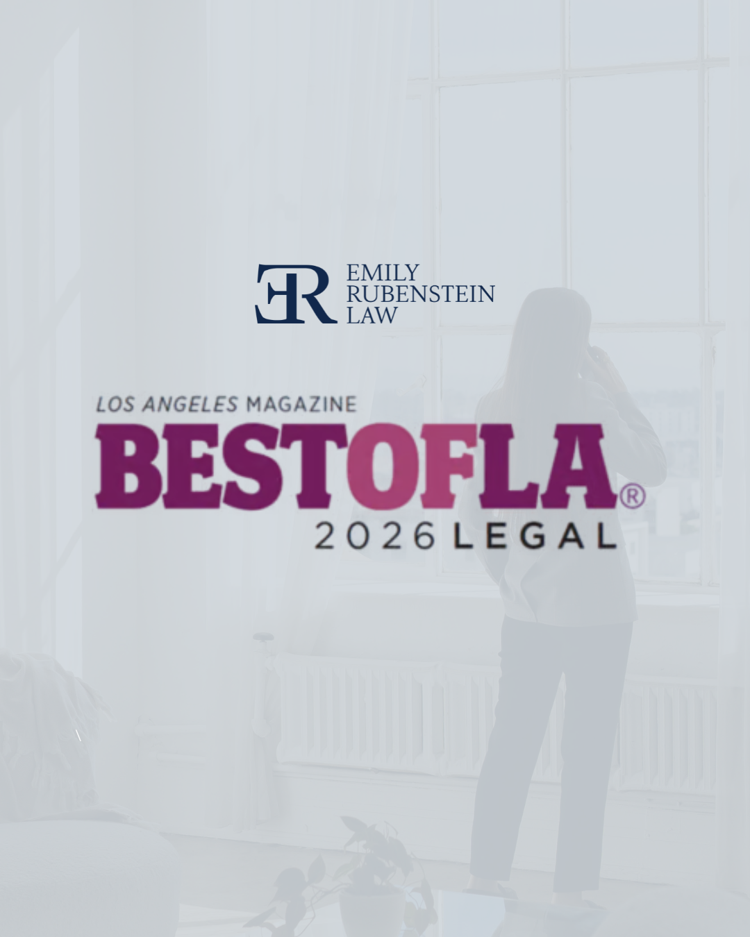Emily Rubenstein Law Recognized in Los Angeles Magazine's Best of L.A. Legal 2026