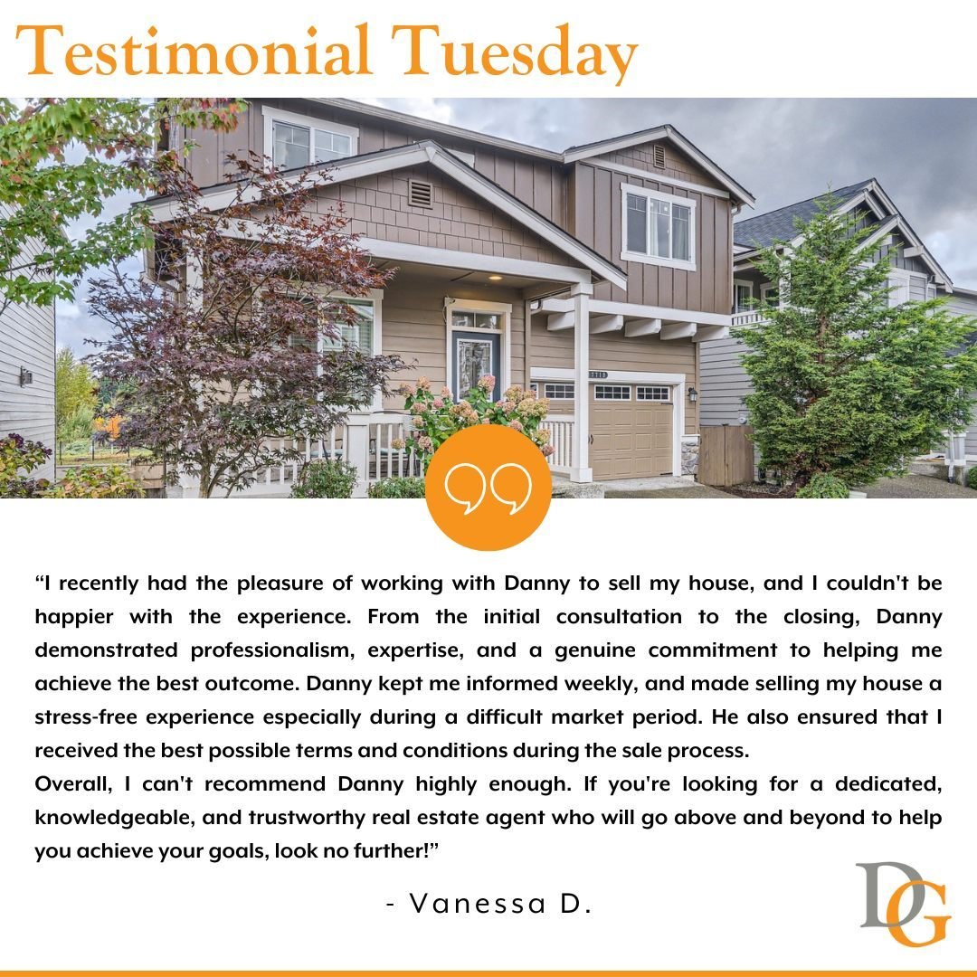 Thank you for the kind words, Vanessa. Thank you for fighting to keep me involved when the other party wanted to use another real estate firm. I can't thank you enough for that. I'm glad things turned out how they did, given the overall market challe