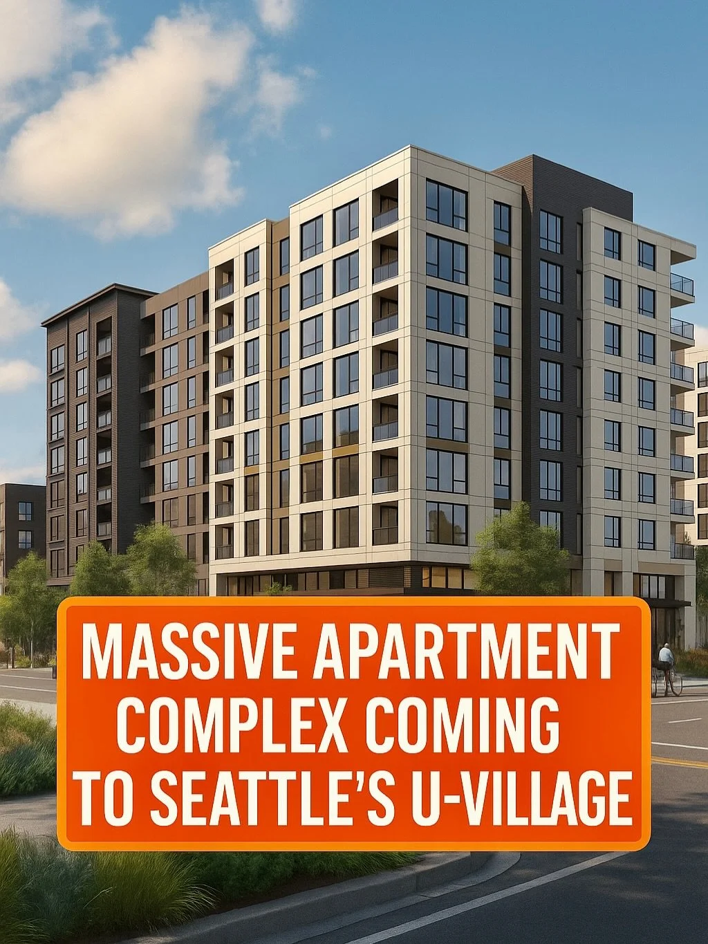 Massive skyline change to the U-Village as construction begins on huge apartment complex on the former Burger Master lot. Swipe to see vision. Is this good? Bad? Tell me! 👇

#NewConstruction #UrbanPlanning #Construction #Development #Seattle #Reales