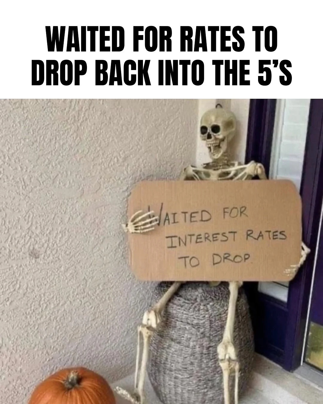 Don&rsquo;t be this person. Talk to a realtor or lender today on what you can afford. Maybe waiting is the right move, but hoping for a crash&hellip;don&rsquo;t hold your breath. 

#halloween #realtor #realestate #realestatehumor #seattle #seattlerea