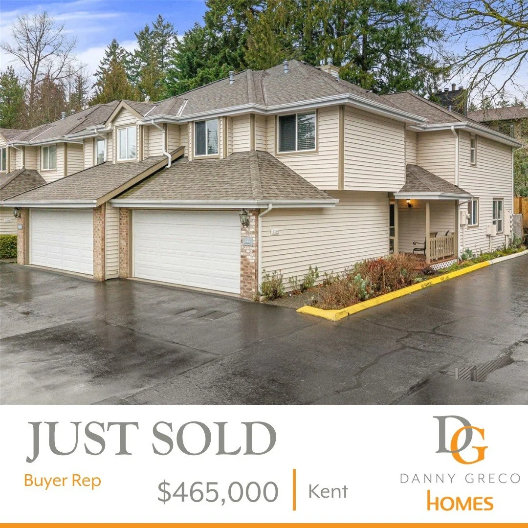 Congratulations to my first time home buyers jumping on a great opportunity in this Kent townhome style condo and getting a great price. I'm proud of how you navigated your first time home buying experience and was so happy to hand you the keys symbo