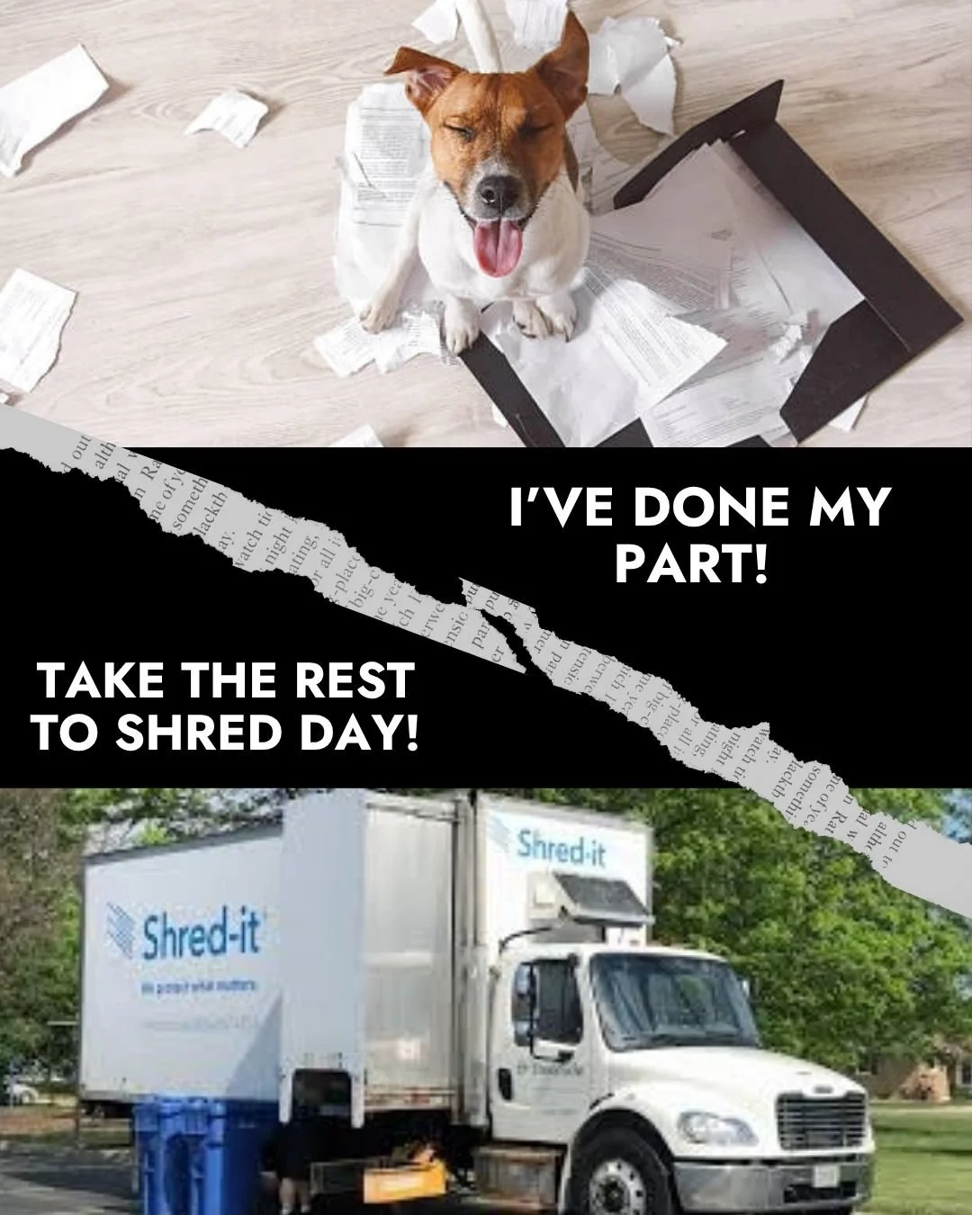Clear your clutter and help the planet! 🌍 All paper shredded at our upcoming Shred-It &amp; Forget-It event is not only securely destroyed, but it is also responsibly recycled. It&rsquo;s a win-win for your home security and the environment.

Join K