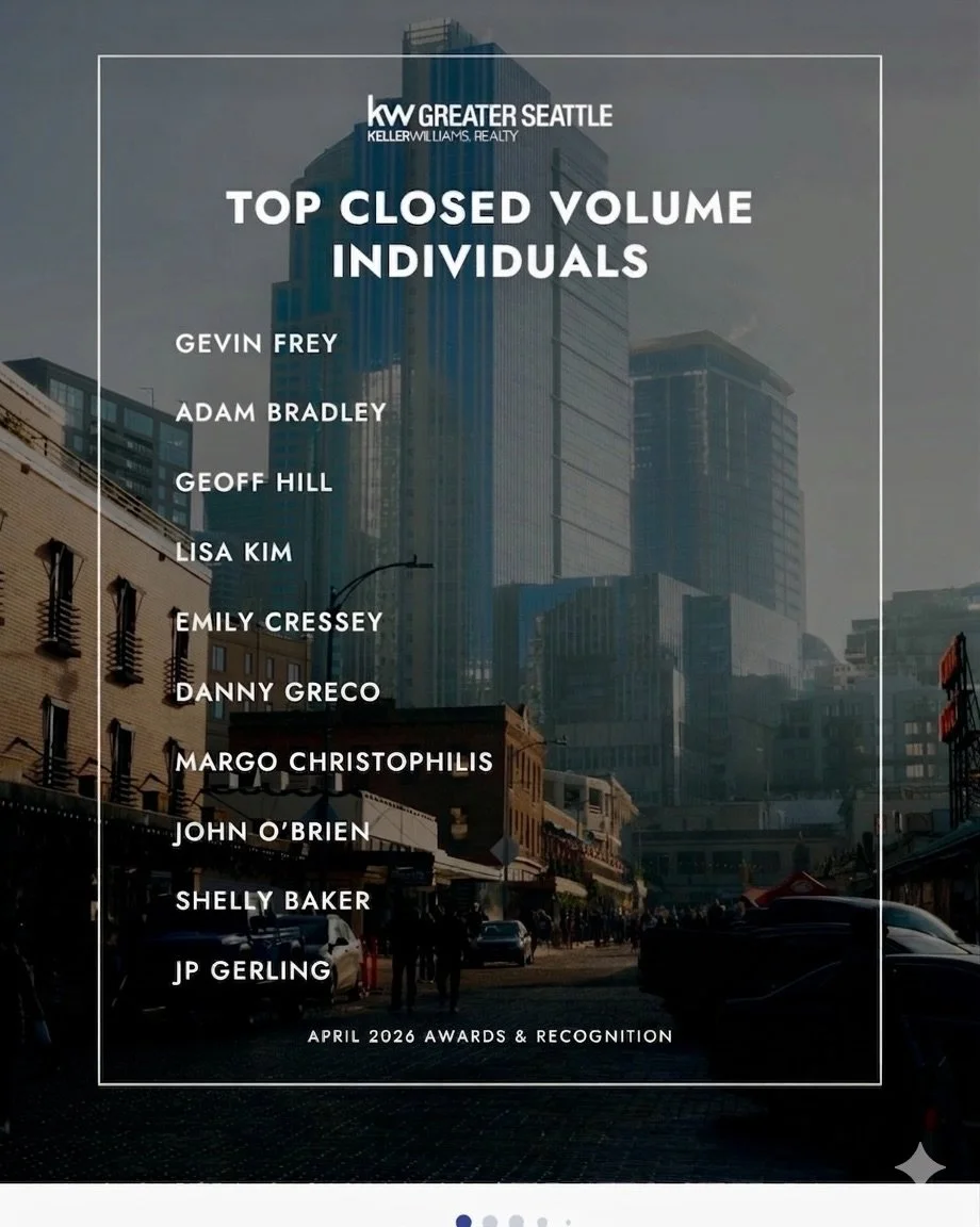 Congrats to my Keller Williams Greater Seattle colleagues. There&rsquo;s no better office in real estate. #kwgreaterseattle #seattle #realestate #seattlerealestate #dannygrecohomes