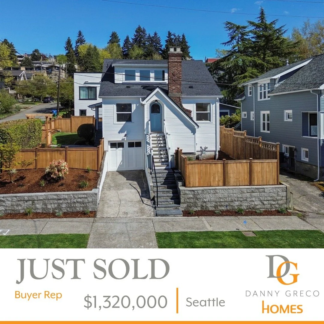 Congratulations to my first time home buyer beating out a CASH offer to secure this awesome Phinney Ridge property. I'm impressed with your wisdom, which is far beyond your age, and know this will be the first of many strong housing related moves for