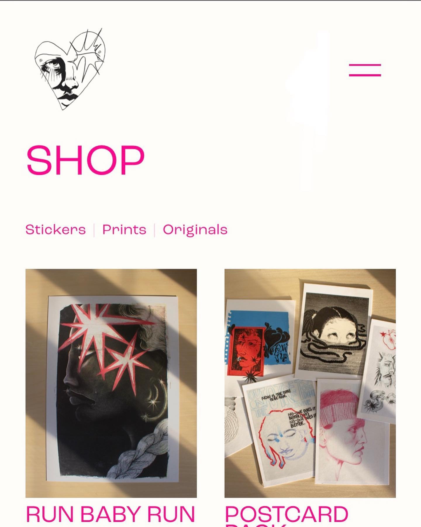 Online shop is now up and running with prints and stickers available 🪲✨💓