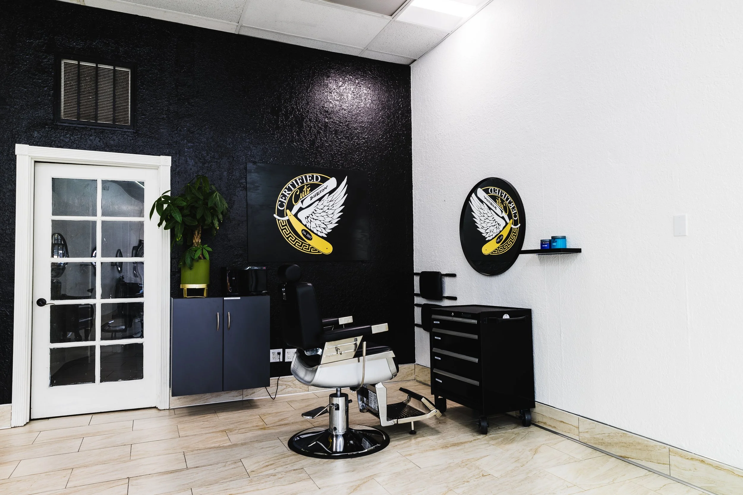 Certified Cutz Barbershop - Oakland interior