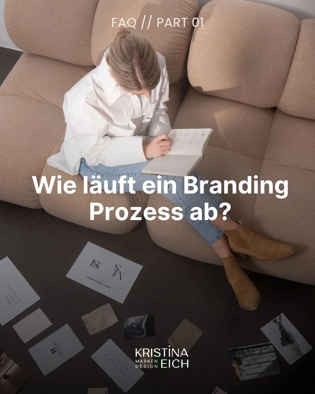 FAQs Part 01: 
&bdquo;Wie l&auml;uft ein Branding Prozess ab?&ldquo;
Mit jedem Kunden habe ich meine Prozesse und 
Vorgehensweisen weiterentwickelt und optimiert.
 Nat&uuml;rlich ist nichts in Stein gemei&szlig;elt &ndash; 
ich schaue mir jeden Kunde