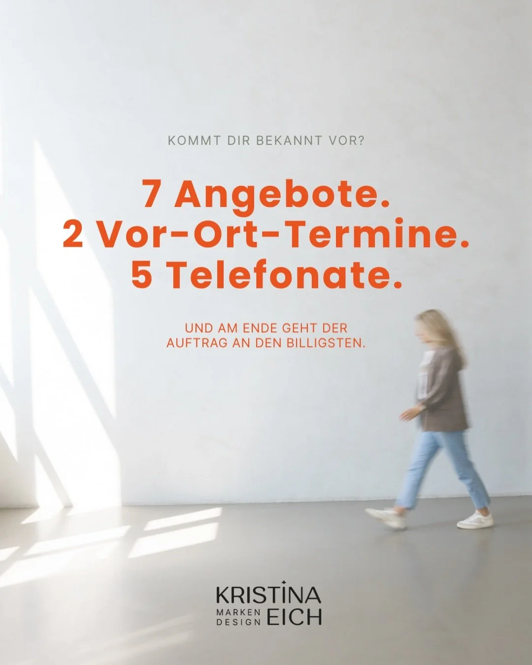 Die meisten handwerklichen Betriebe  haben kein Qualit&auml;tsproblem, 
sondern ein Wahrnehmungsproblem.  Was hei&szlig;t das?
 Du wirst wahrgenommen als solider, 
handwerklicher Betrieb.
So weit so gut. 

Aber eben auch wie jeder andere links und re