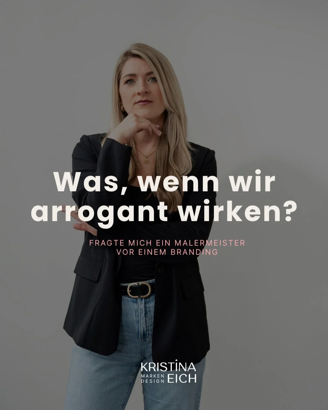 Diese S&auml;tze h&ouml;re ich tats&auml;chlich oft. Vor allem von richtig guten  Handwerksbetrieben.

Und wei&szlig;t du was? 
Niemand will arrogant wirken.
Und genau diese Angst ist h&auml;ufig 
der Grund, warum viele nach au&szlig;en 
kleiner wirk