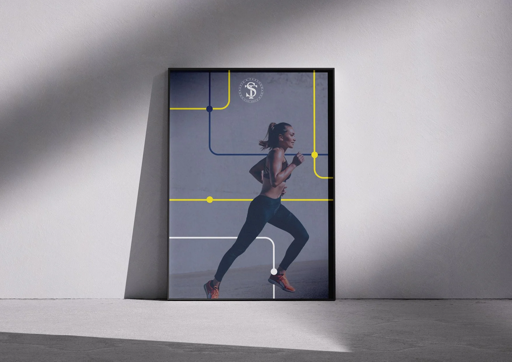 Netzwerk Körper Poster Physiotherapie Design