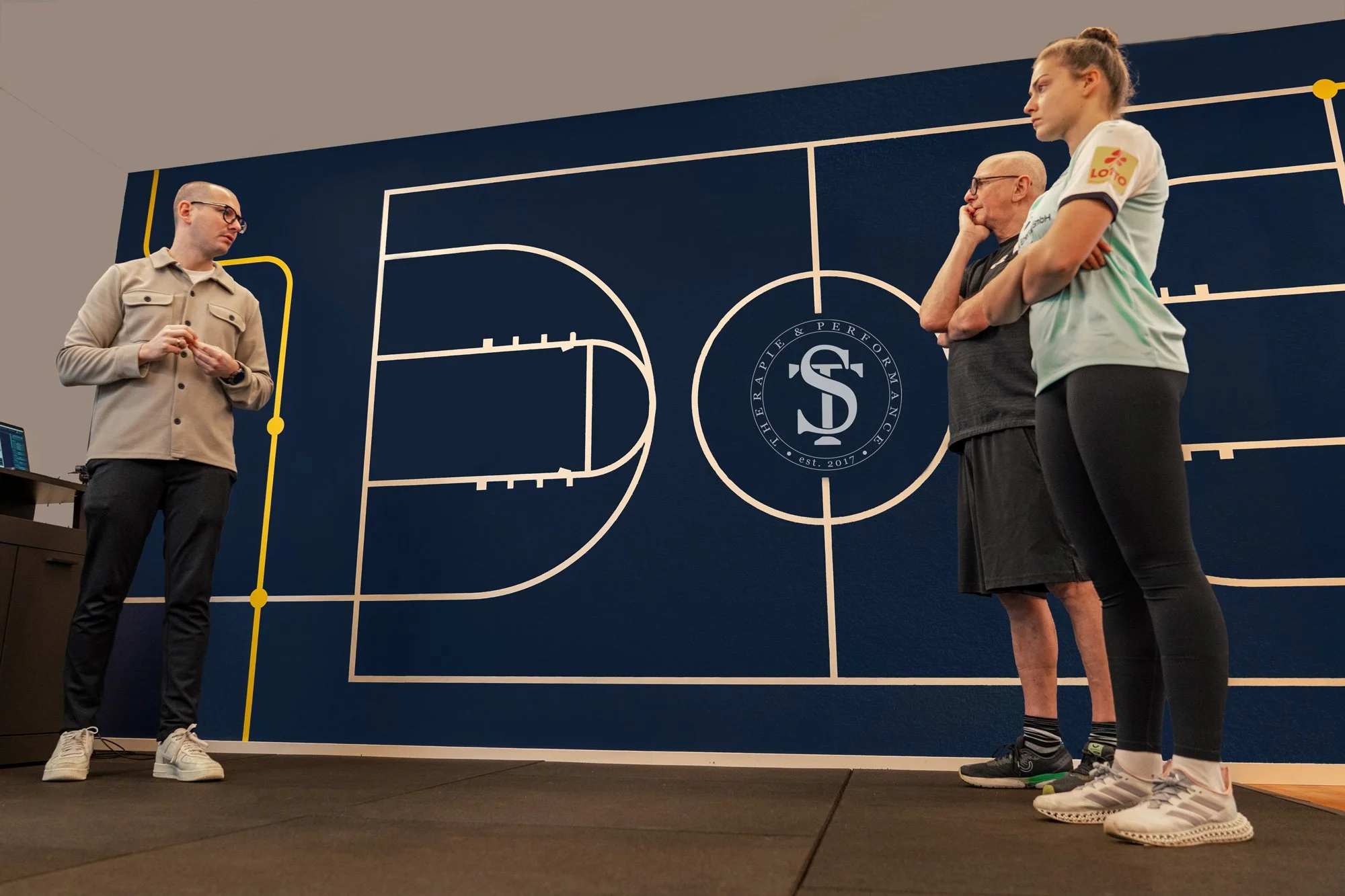 Tapete  Physiotherapie Design Marke Branding