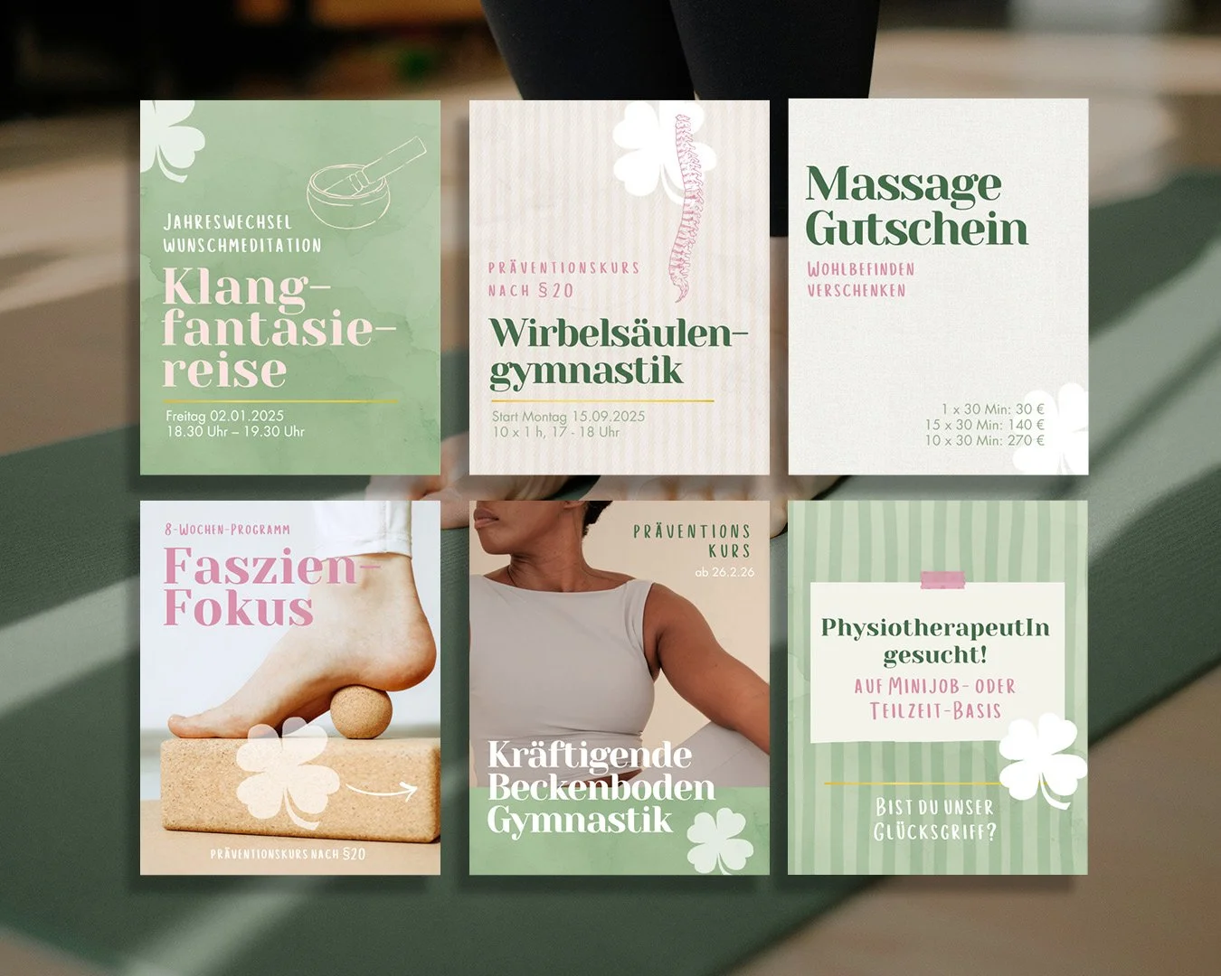 Glücksgriff Physiotherapiei | Logo & Branding
