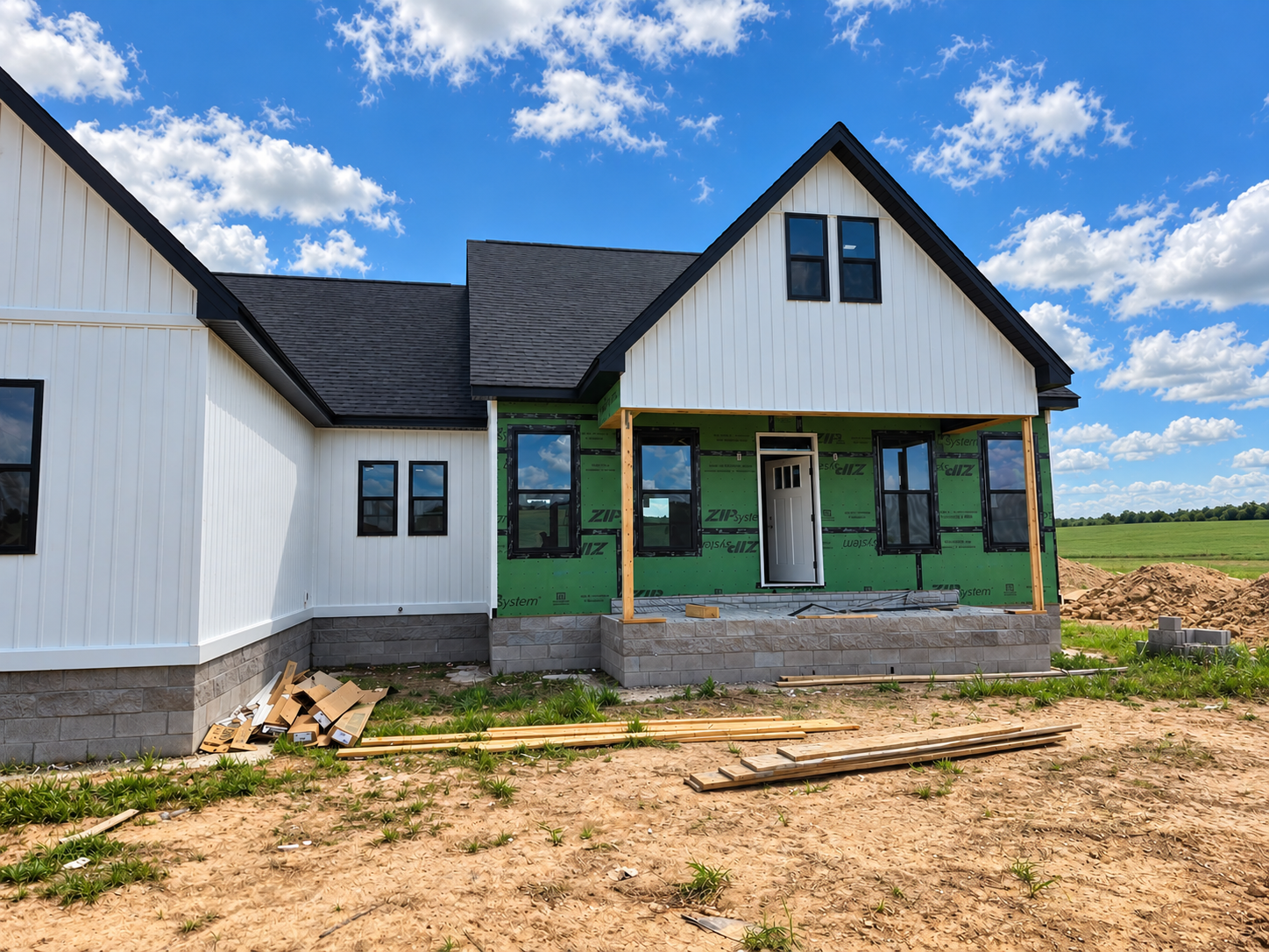 Modern Farmhouse Construction Site.png
