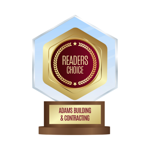 Readers Choice award badge for Adams Building & Contracting