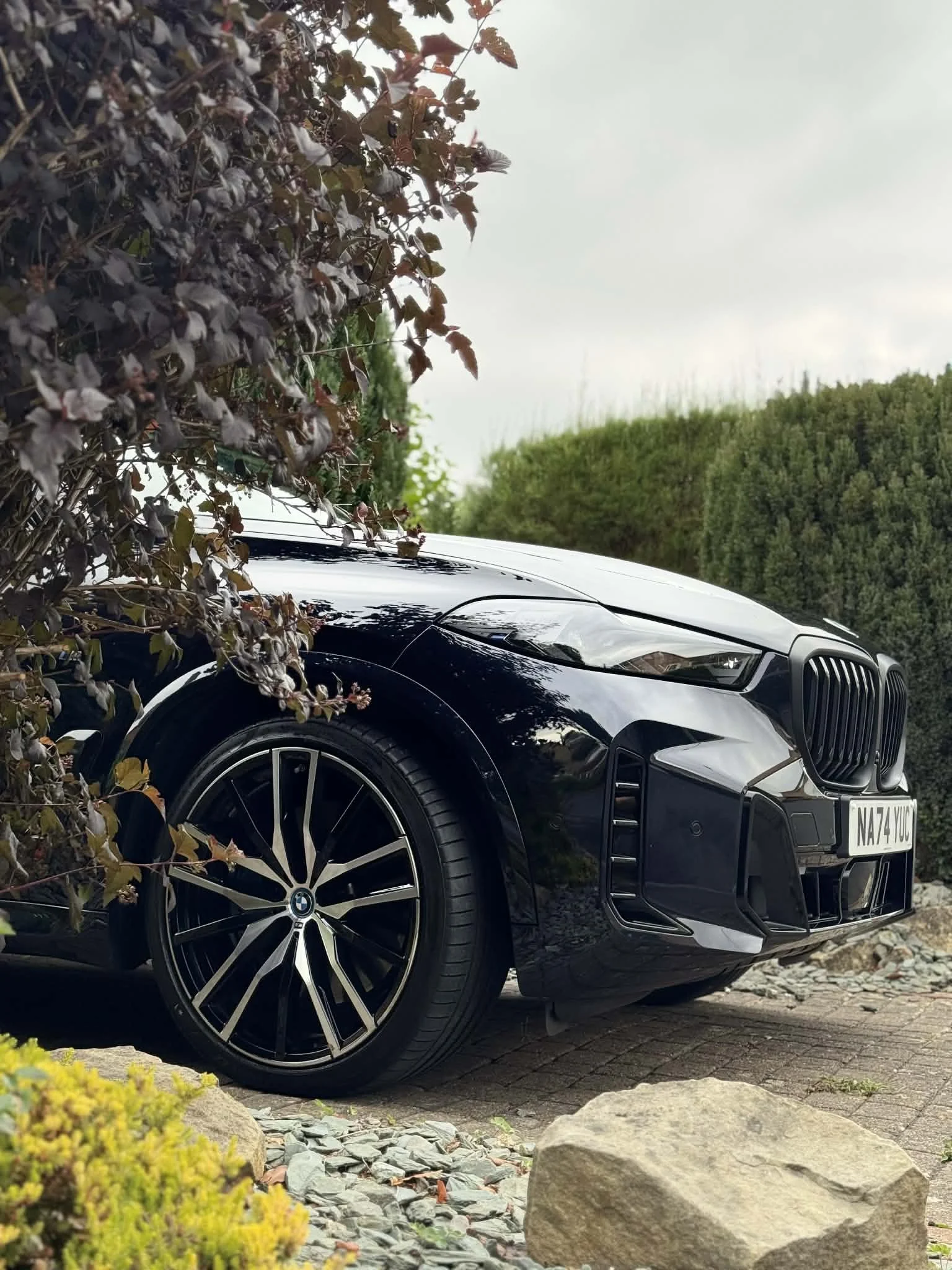 black car after detailing in Washington NE38