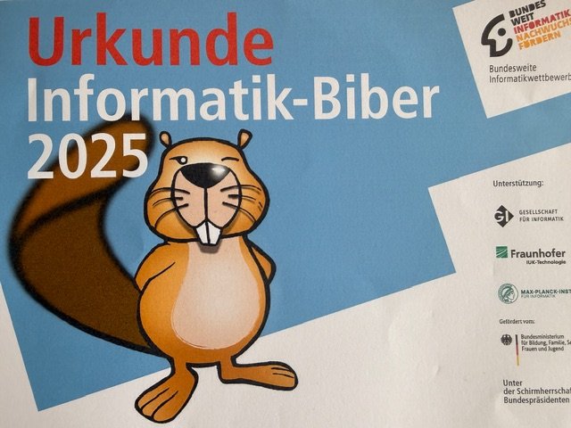 Erfolg beim Biber-Wettbewerb