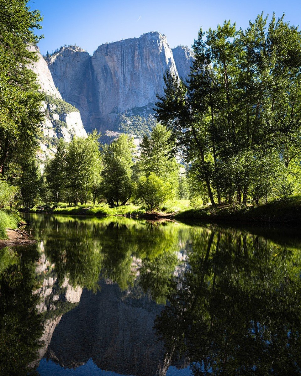 Nature's perfect mirror&mdash;where every mountain, tree, and whisper of light gets a second chance to shine. I couldn't help but pause during our recent Yosemite adventure to soak in this moment of stillness.

There's something magical about watchin