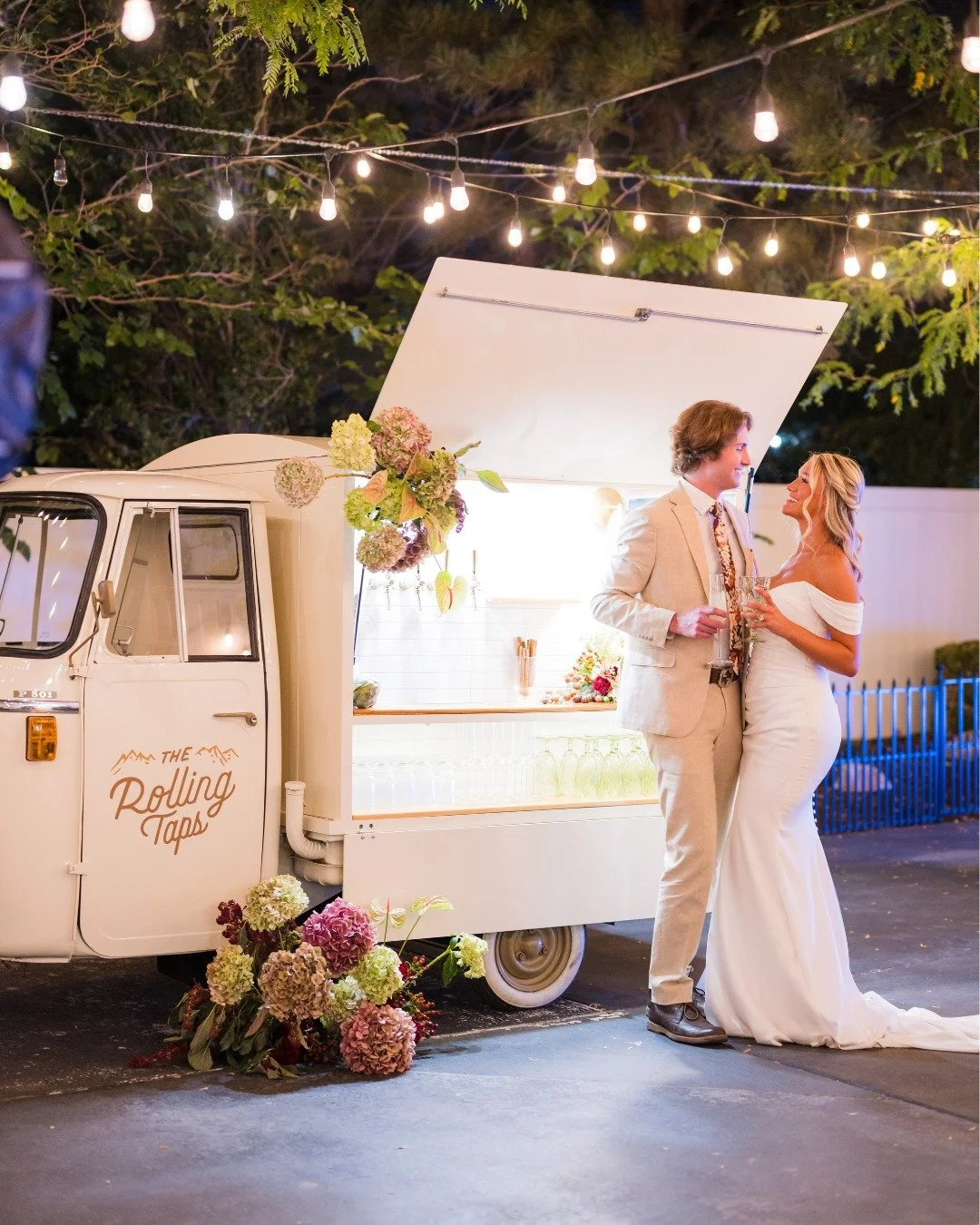 A small tap truck for the biggest smiles. Nights like this feel extra magical when you slow down and savor the joy you two worked so hard to create together.

|After all your reception should feel like the two of you, from the vendors you choose to t