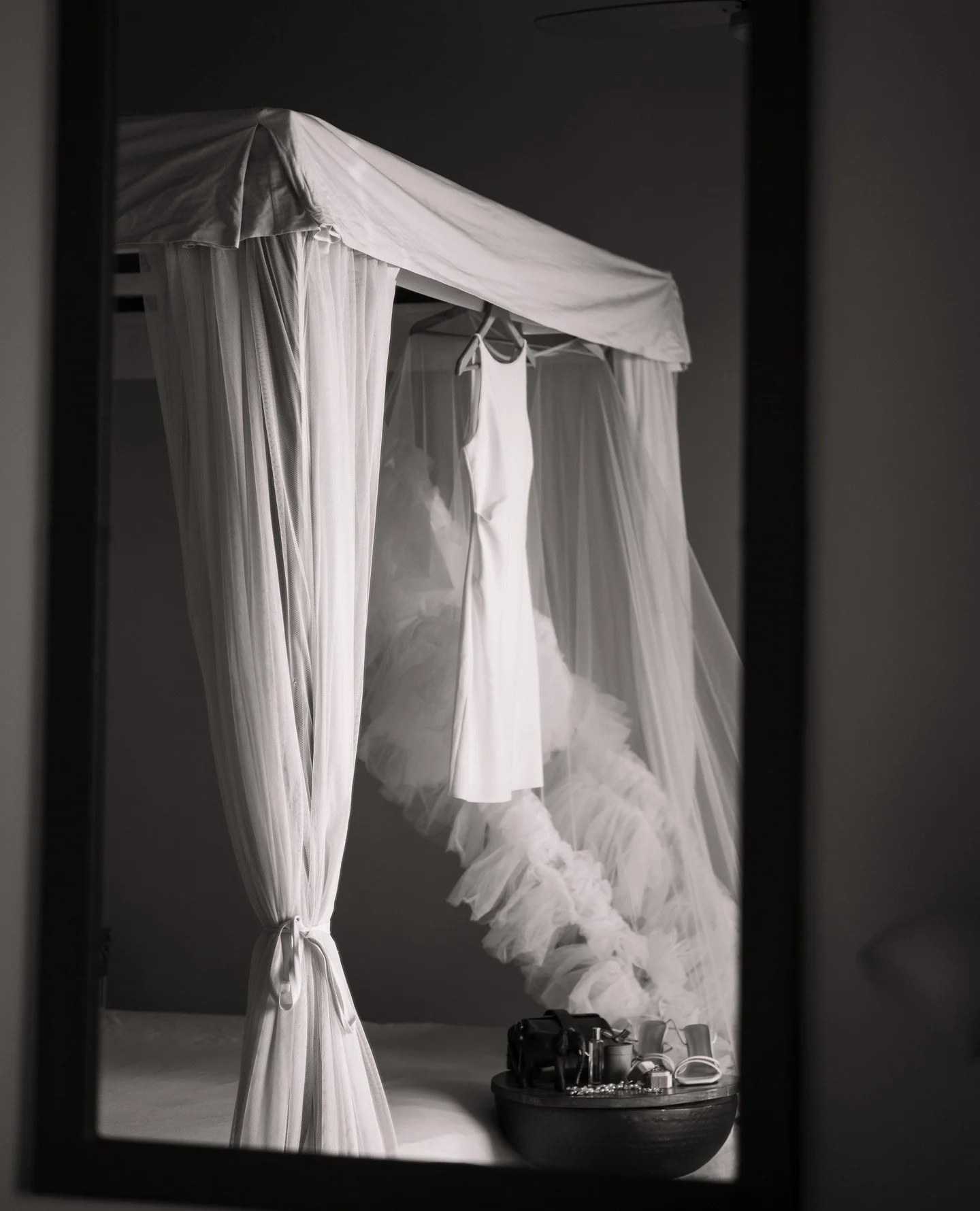 A reminder that beauty often lives in the moments before the celebration begins.⁠
⁠
Dress: @azazie⁠
Hair: Kali Chris @kalichris⁠
Make Up: Kristen Packard @kristenpackardartistry⁠
Planner: Hoopes Events @hoopesevents⁠
Photography: Morgan Leigh Photogr