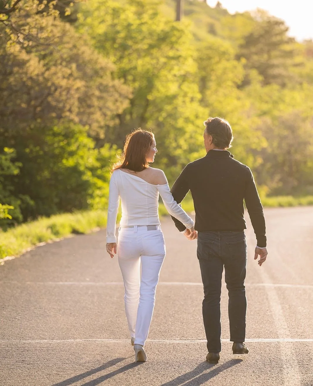 Just the two of them, heading toward forever.⁠
⁠
#MorganLeighPhotography #EngagementSession #CouplesPhotography #Engaged #LoveStory #UtahPhotographer