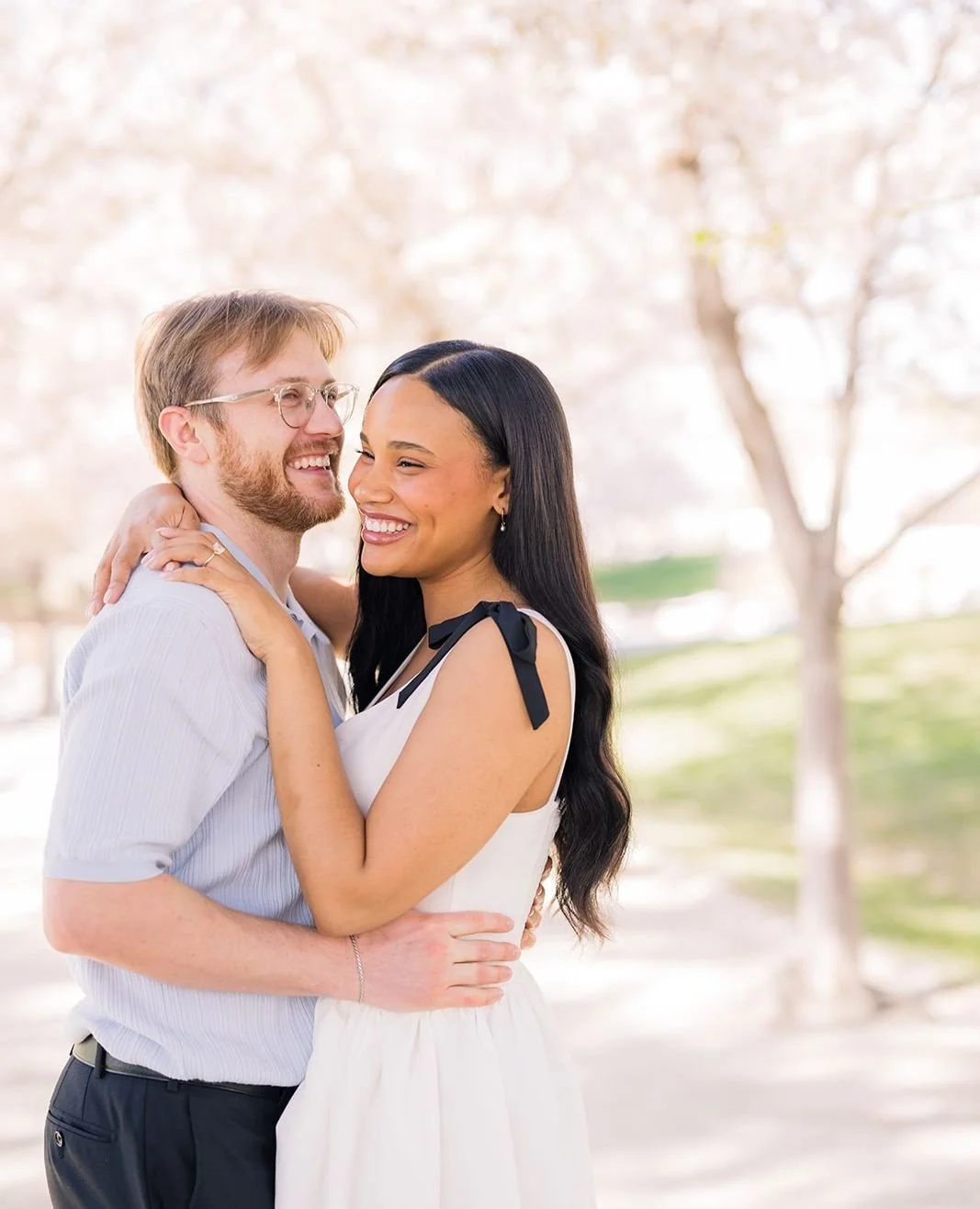 Under the cherry blossoms, everything felt soft. The light, the moment, the beginning of forever.⁠
⁠
#CherryBlossomEngagement⁠
#UtahEngagementPhotographer⁠
#SpringEngagementPhotos⁠
#EngagedCouple⁠
#RomanticPortraits