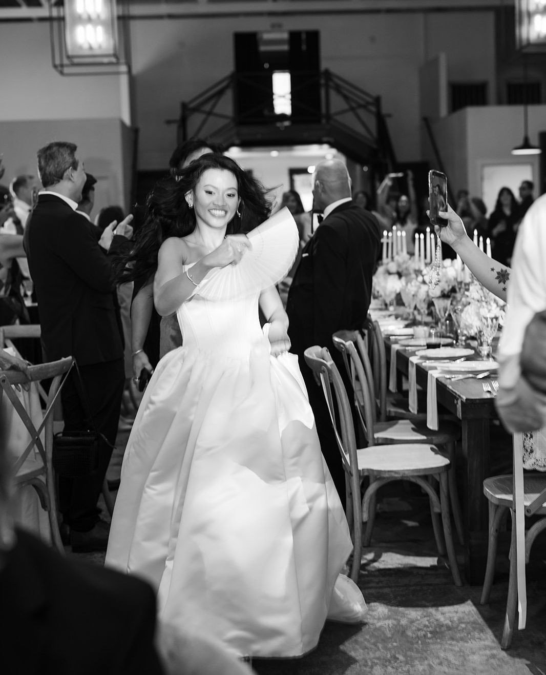 Once the reception starts, I love letting the night unfold exactly as it happens. Running across the dance floor, dancing with your favorite people, and completely forgetting the camera is there. These are the photographs that bring you right back to