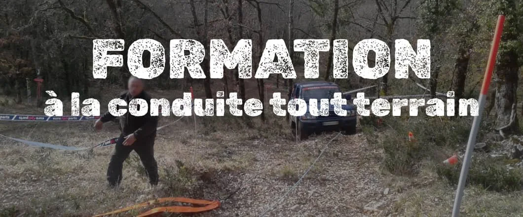 Formation à la conduite tout terrain