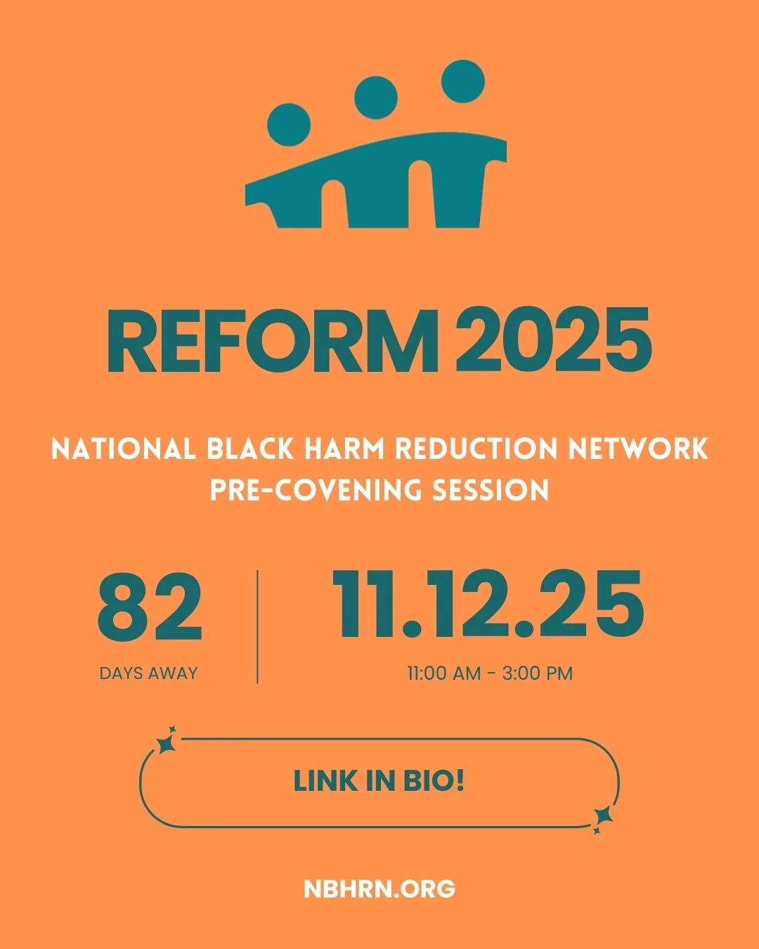 🖤✊🏾 It&rsquo;s almost time, y&rsquo;all! In just 82 days, the National Black Harm Reduction Network will be bringing the fire to Detroit for Reform 2025.

We&rsquo;re hosting a Pre-Convening Session on November 12, 2025 from 11AM &ndash; 3PM, cente