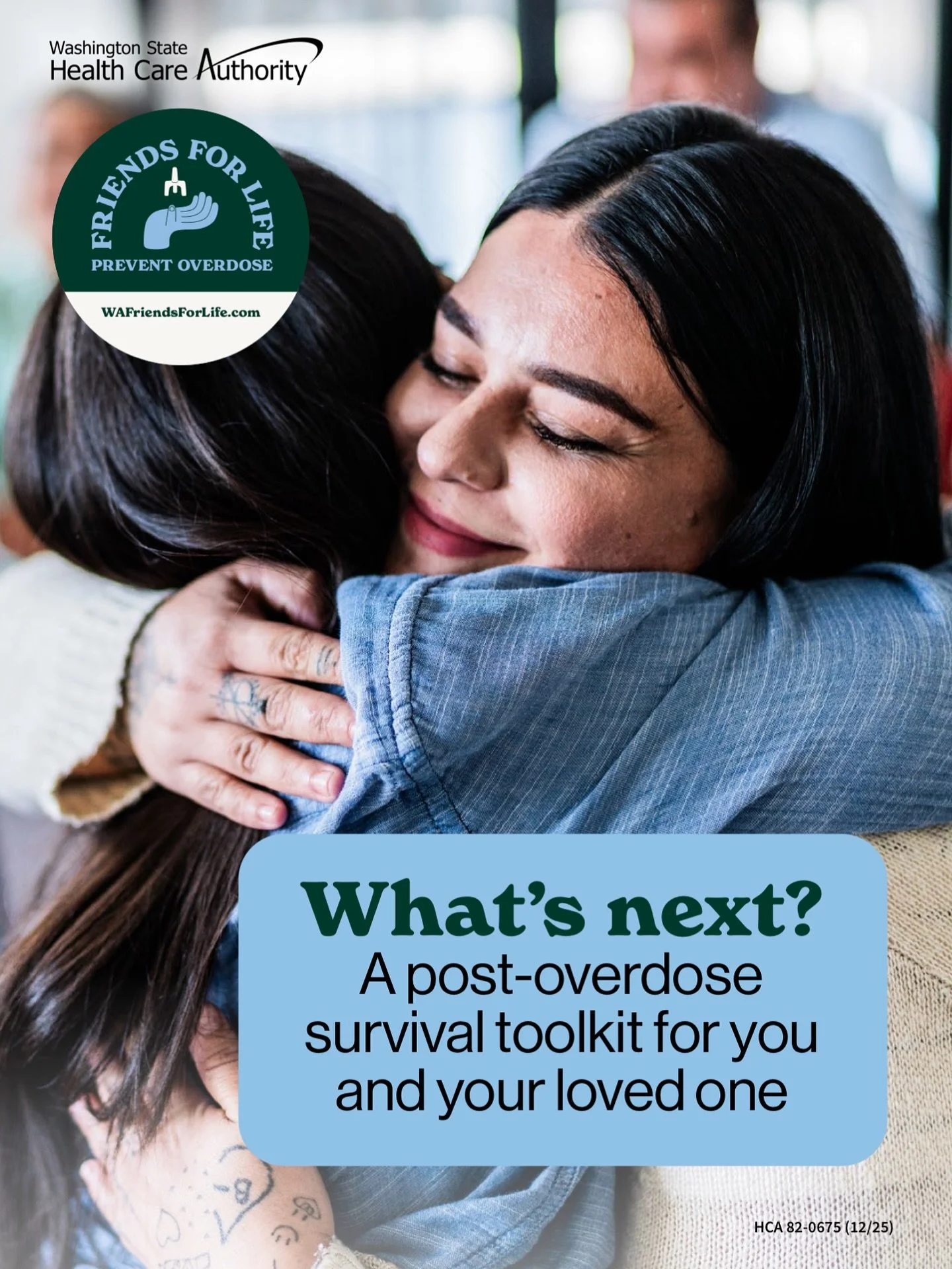 When someone survives an overdose, that moment is not the end of the story&hellip; 
it&rsquo;s the beginning of another chance. ❤️&zwj;🔥 

Our partners at #WAFRIENDSFORLIFE have created a Post-Overdose Survival Toolkit for you &amp; your loved ones 