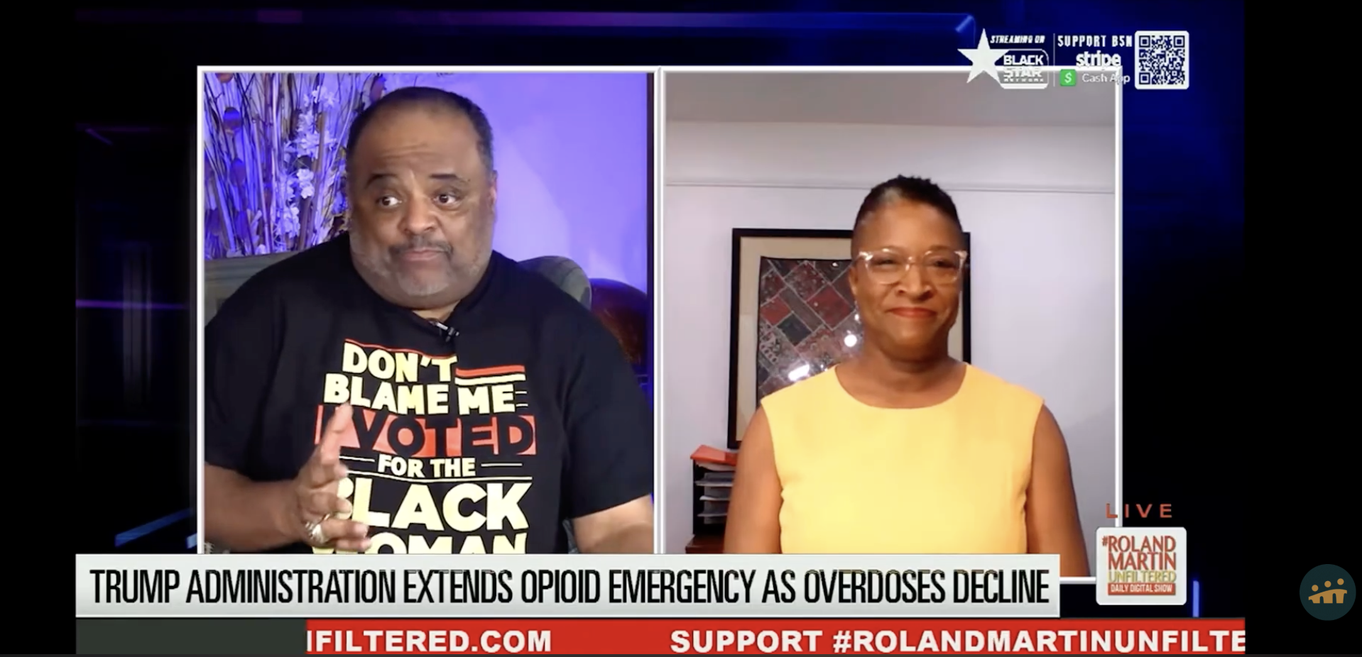 Tracie Gardner on Roland Martin Unfiltered: Advancing Black-Led Harm Reduction