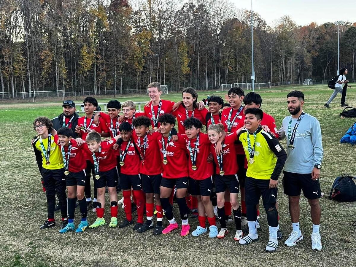 Another tournament &amp; another gold medal well deserved! These boys lost their second game 3-0 to a talented @allinfcsnellville team. The boys fought and made their way through to the finals where we met All In FC once again and this time took the 