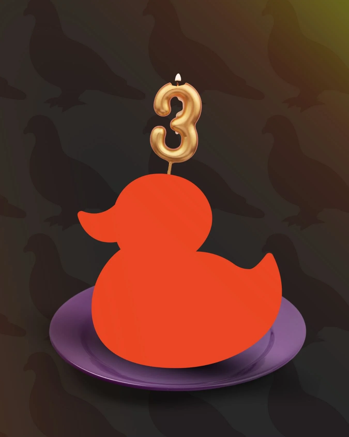 😎🎂🎂🎂🦆! 
Ką čia bepasakysi: ačiū, kad kvaksite su mumis jau trejus metus ir iki susitikimo tiems, kurie kvaksėsite netolimoje ateityje! 

#TriskartValio