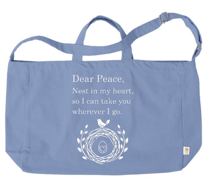 Nest in my heart eco tote