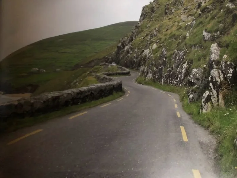 Winding Irish road