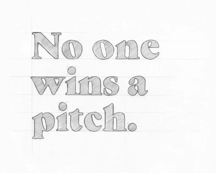 The day we decided to stop pitching...