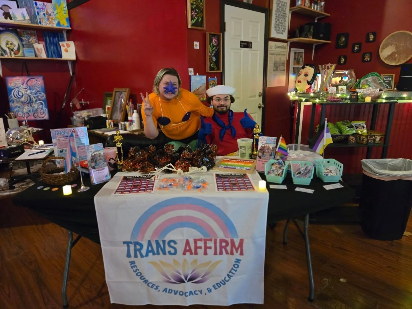 🎃💜 Thank you to everyone who came out to our Queer Halloween Party last night — you all made it spooktacular! 👻✨More photos from the digital camera and videos will be posted soon, but we couldn't make you wait for some! 
Huge congrats to ou