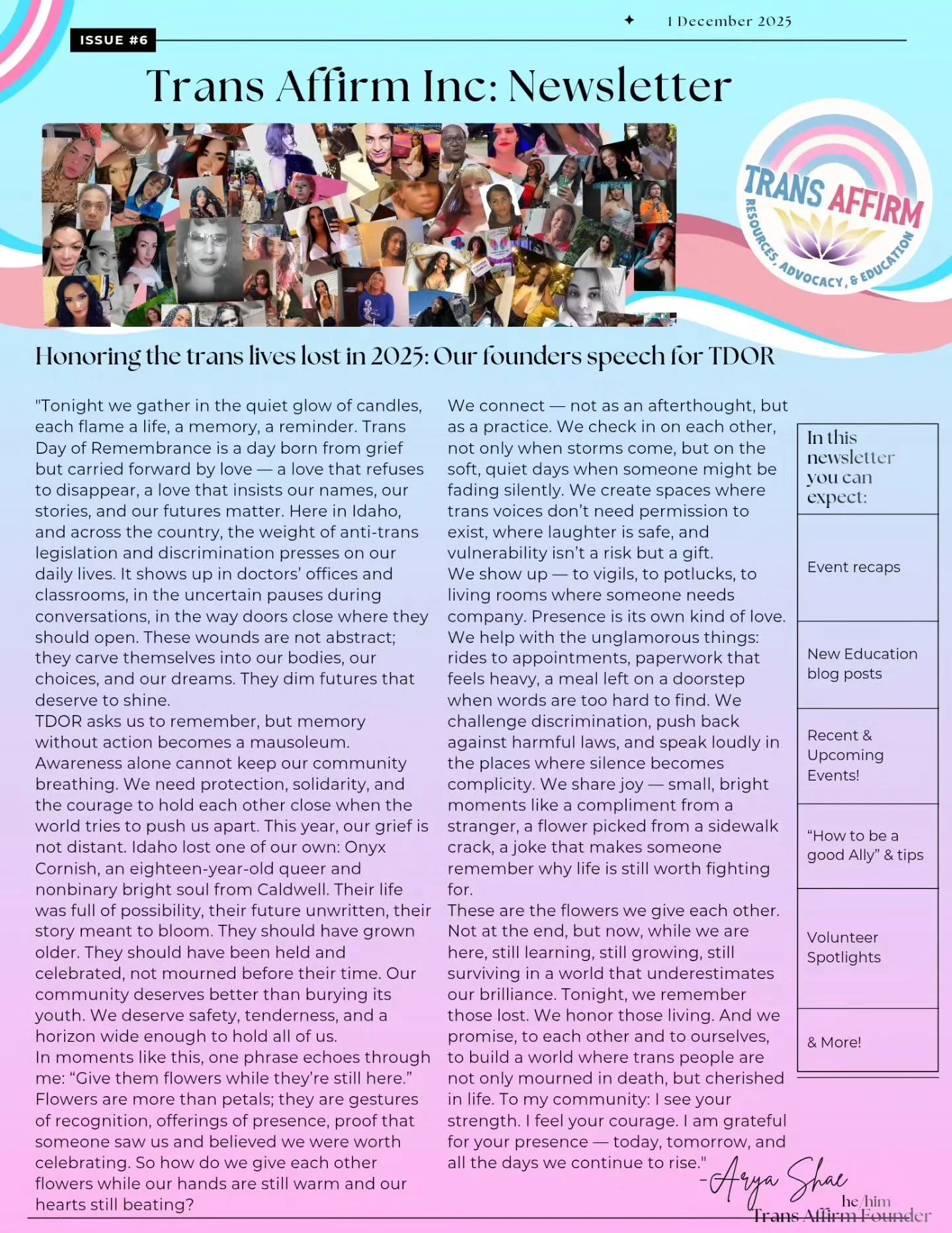 ❄️Our December newsletter is here‼

This is your LAST CHANCE to catch our newsletter on social media! This is our final newsletter of 2025, and after this everything moves to our email list only. ( especially for instagram, where this thing is so har