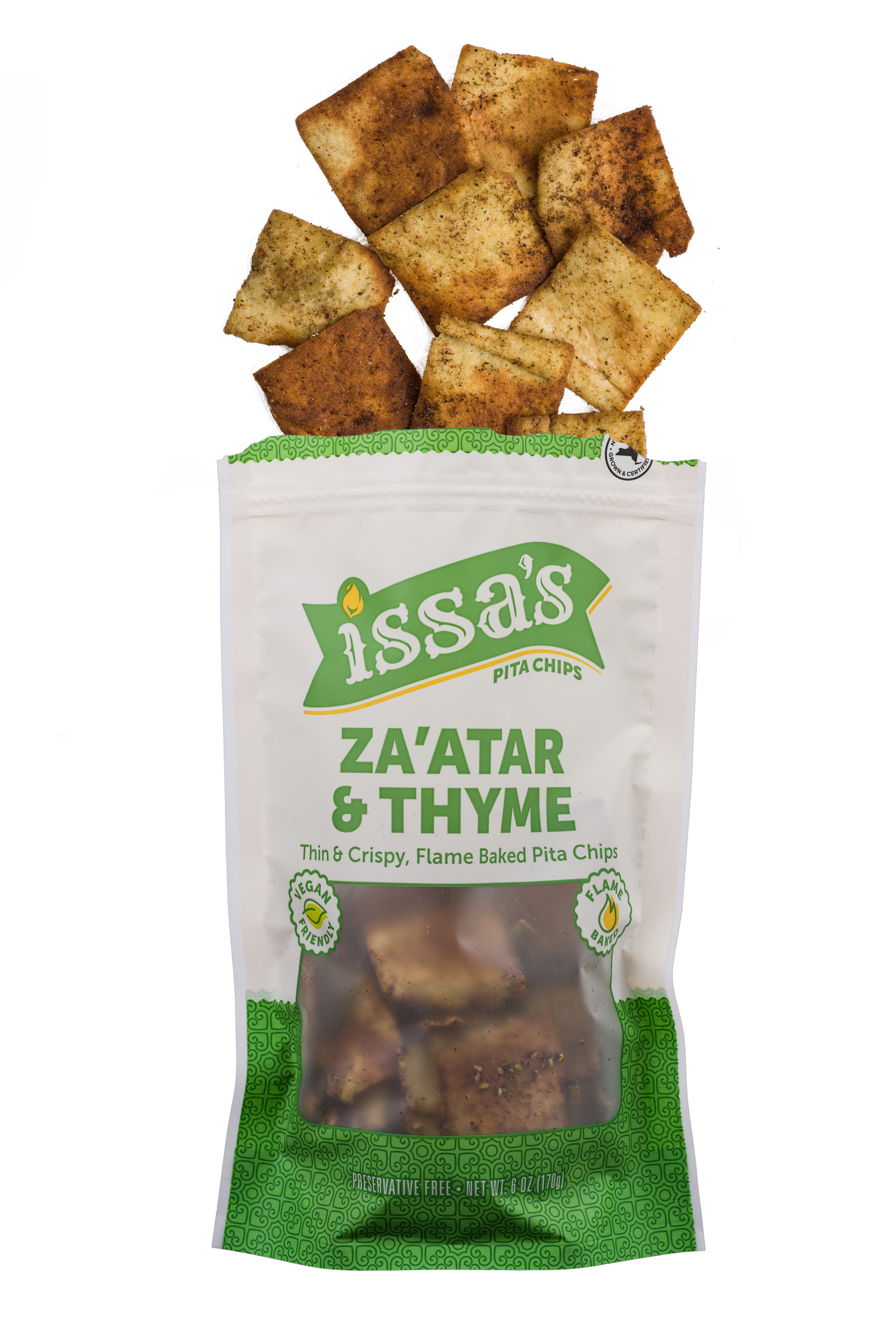 Za'tar and Thyme Issa's Pita Chips