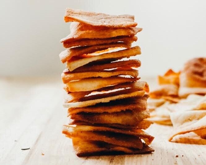 thin and crispy pita chips