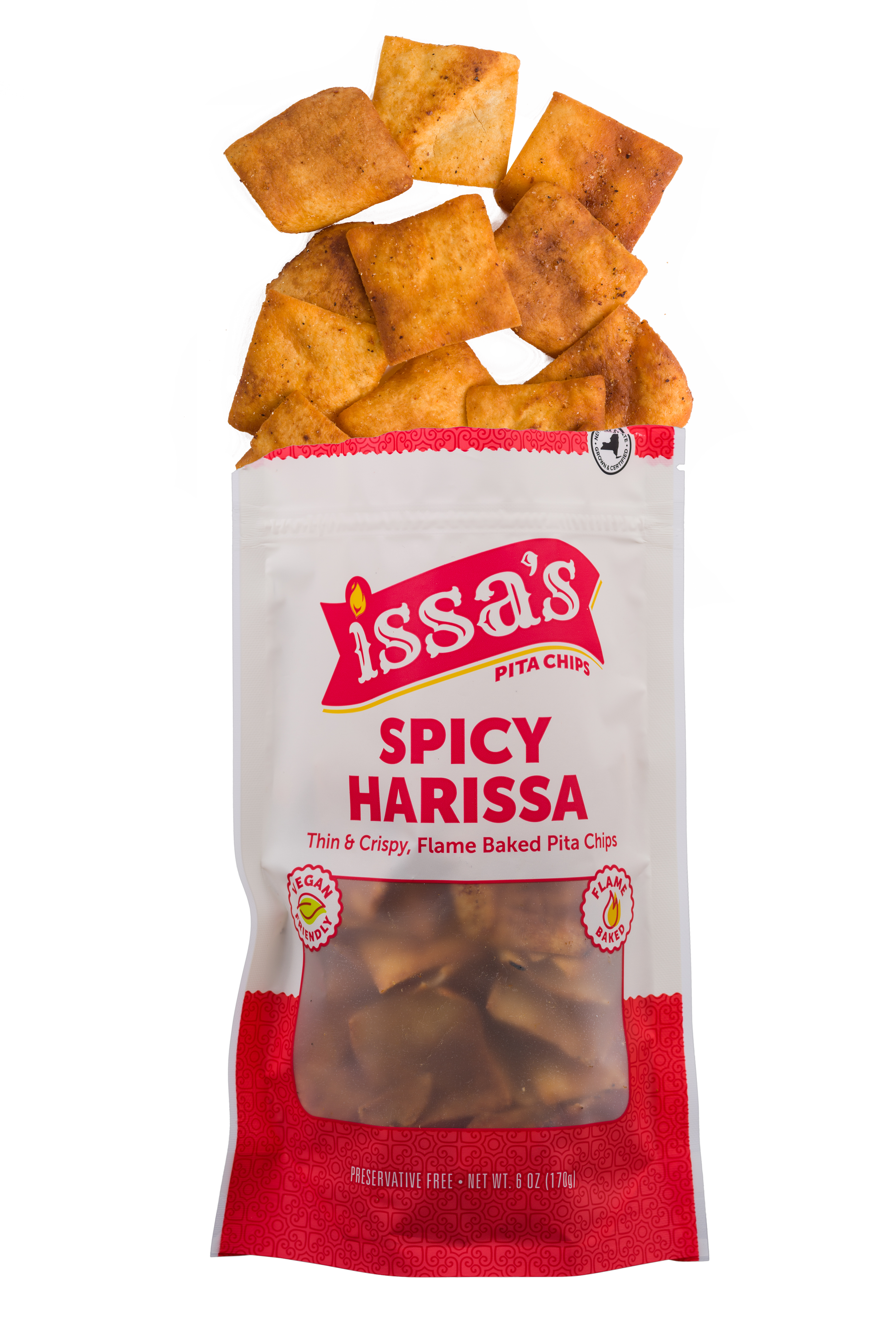 Spicy Harissa Issa's Pita Chips