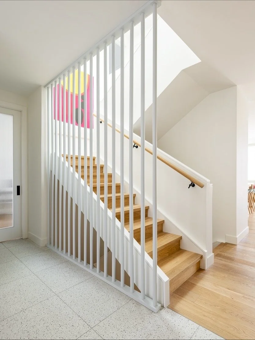 Railings. Wood, metal, glass or a combo, we always try to design our spaces with unique and well thought out railings that stand out. Swipe to see our faves. 
⠀⠀⠀⠀⠀⠀⠀⠀⠀
Interior Design: @Designs_AV
Photography: tagged in photos
⠀⠀⠀⠀⠀⠀⠀⠀⠀
#StaircaseDe