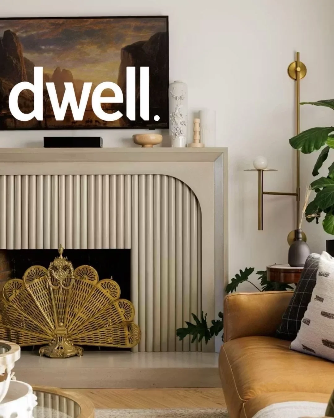 Dwell. Well, this is a moment. Thrilled to see our #AVDKelvinGrove project &mdash; Aly&rsquo;s own home &mdash; featured online in @DwellMagazine.
⠀⠀⠀⠀⠀⠀⠀⠀⠀
This space is deeply personal and unapologetically layered. Pattern meets patina. Contemporar