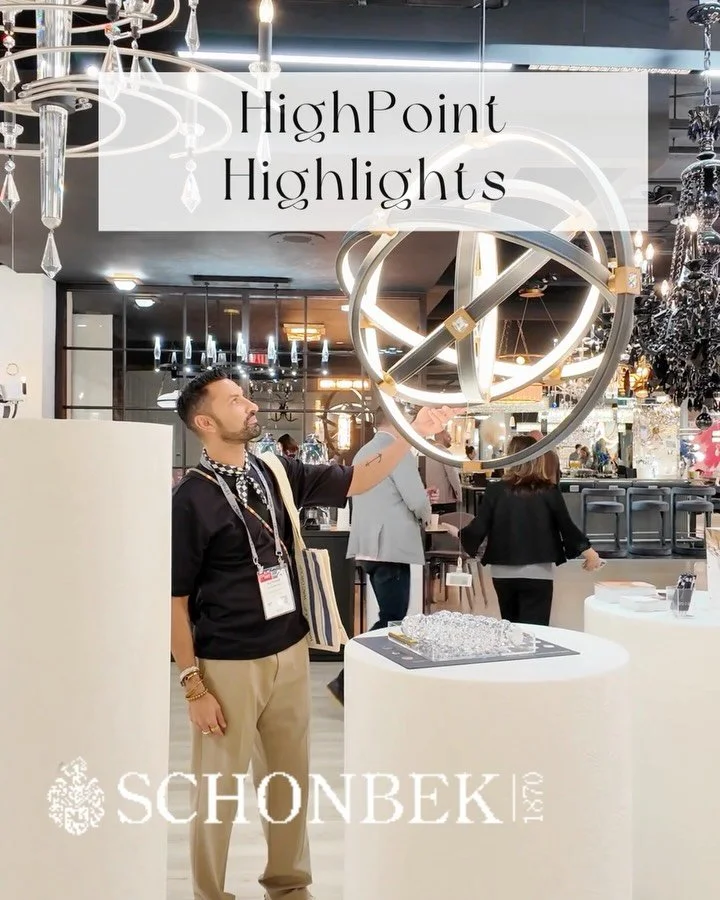 High Point Highlights: Making a Statement. 

One thing we continued to see throughout #HPMKT? Statement pieces that completely transform a room. From sculptural lighting and bold furniture silhouettes to striking materials and artistic detailing, the