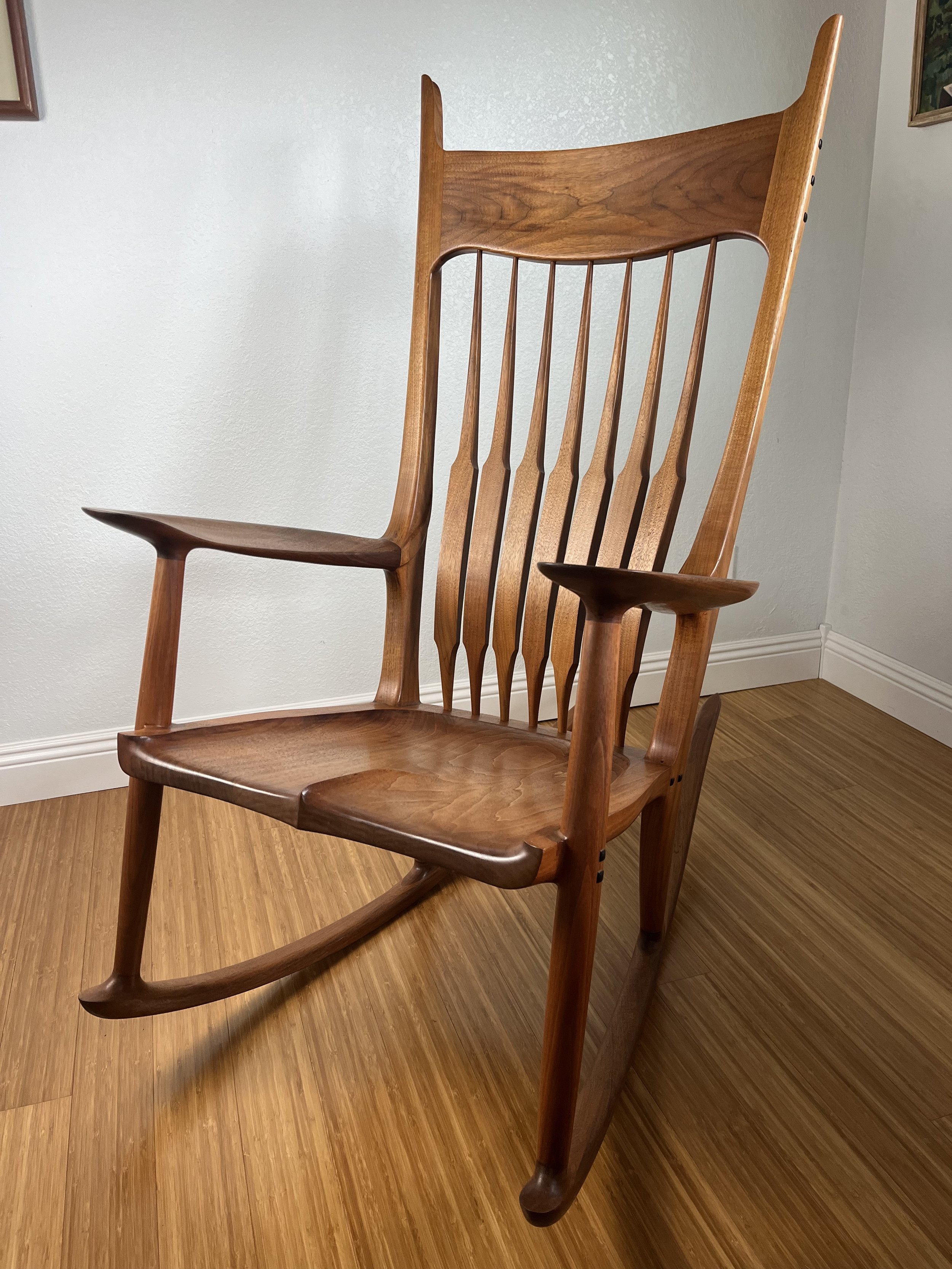 Sculptured Rocking Chair