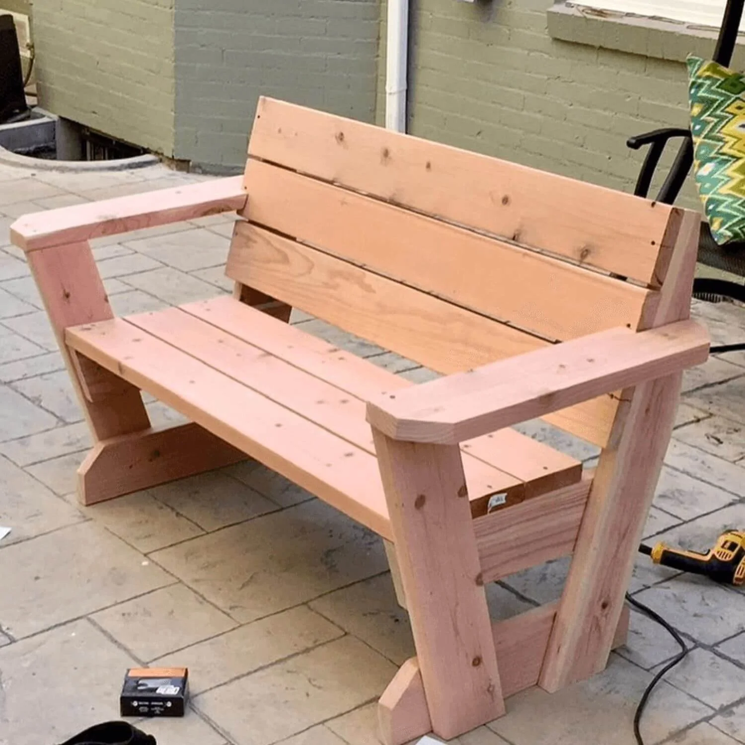 Custom Indoor/Outdoor Wood Bench — JKC Woodwork